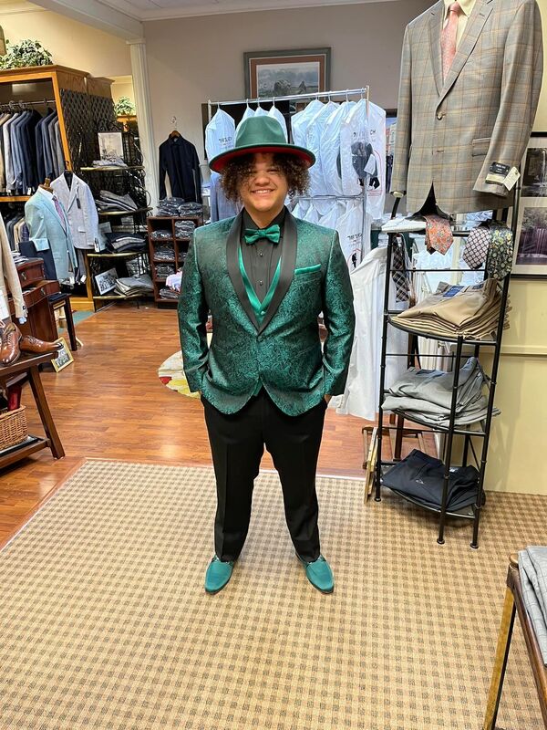 Green jacket Tuxedo - Bernard's Store for Men