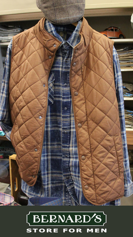Barbour Quilted Vests, Flannel Shirts
