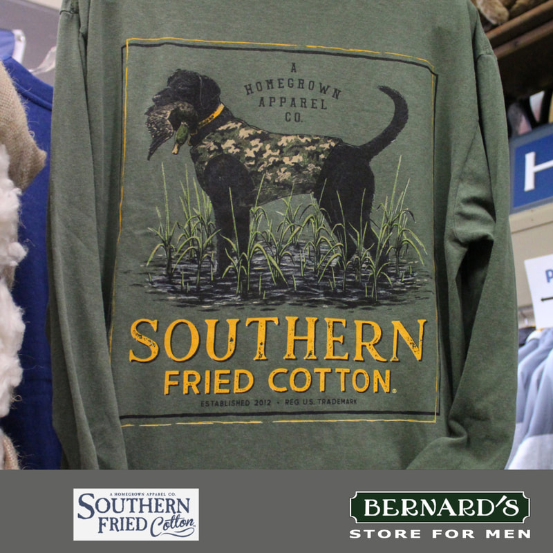 Southern Fried Cotton Tees at Bernard's Store for Men