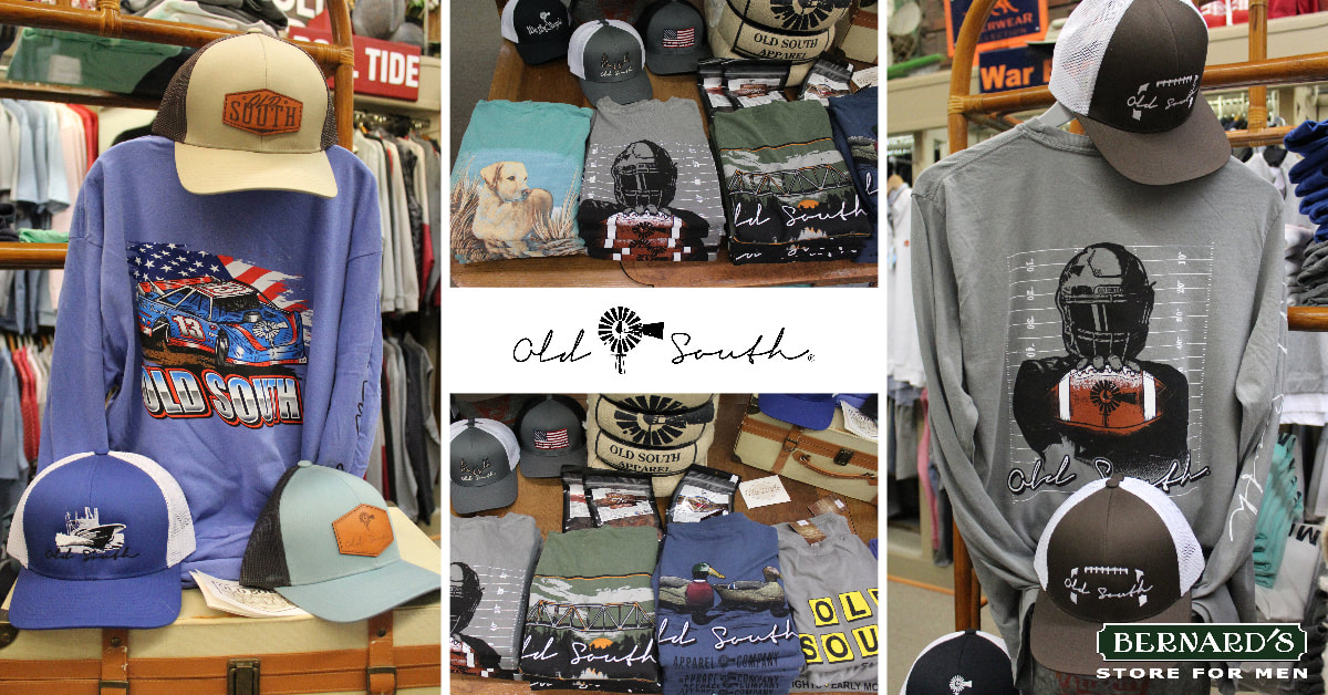 Old South Apparel Tees and Hats