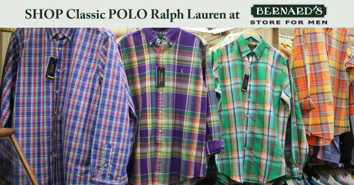 NEW Classic POLO Ralph Lauren at Bernard's Store for Men