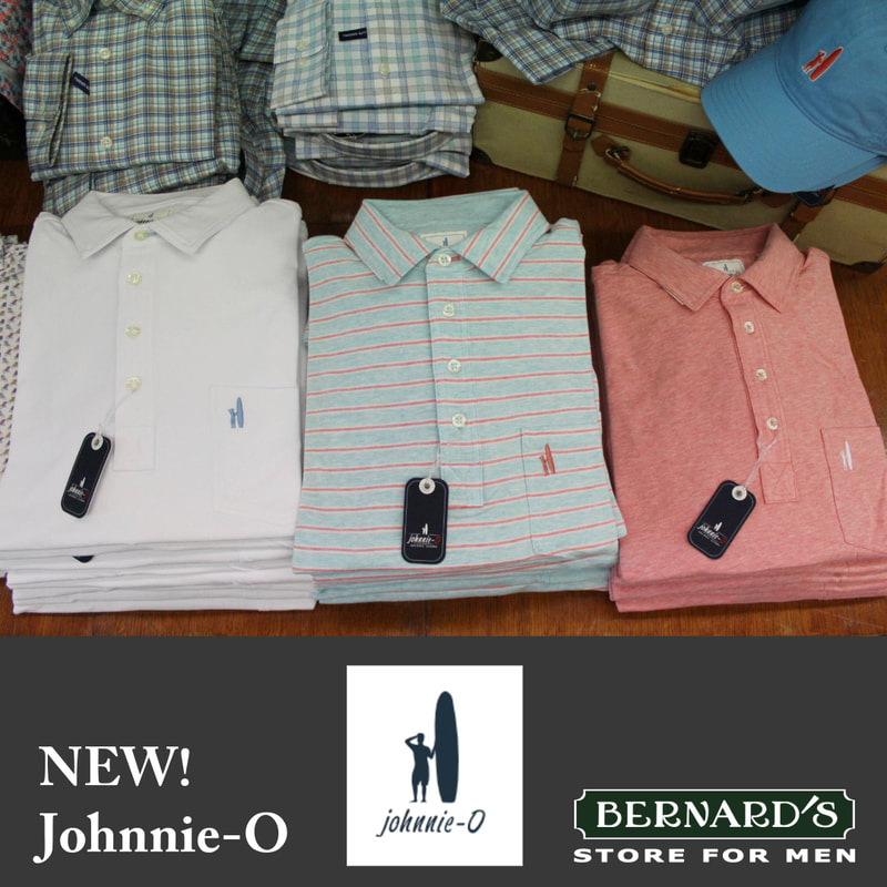 Johnnie-O Shirts at Bernard's Store for Men