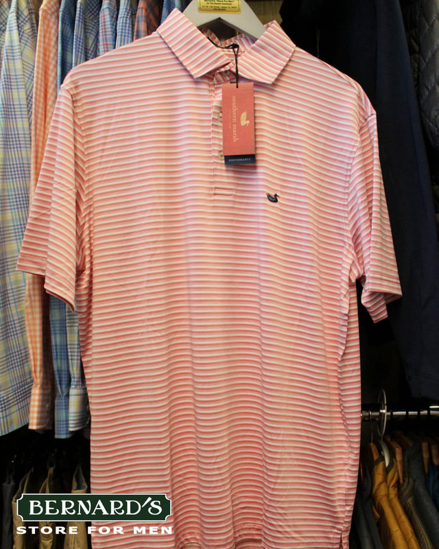 Southern Marsh performance polo shirts at Bernard's Store for Men