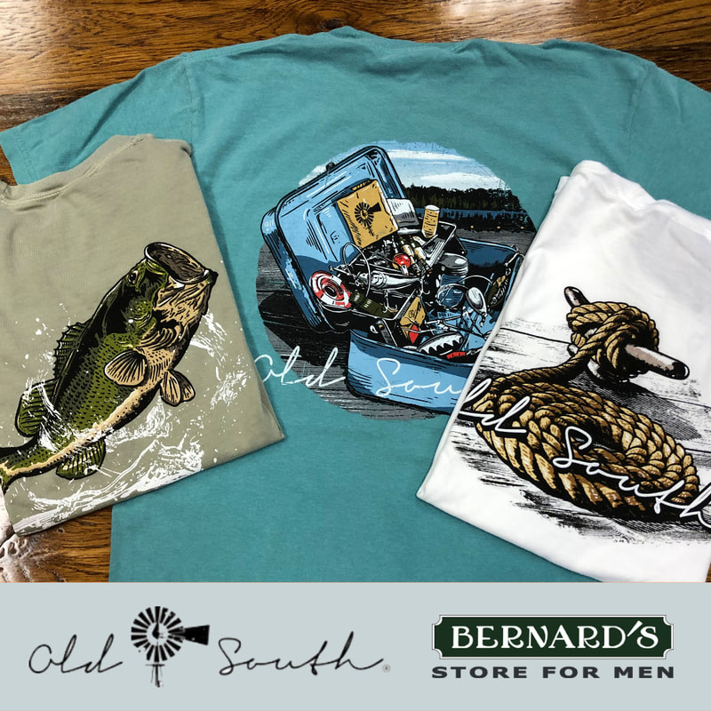Old South Apparel - Fishing Tees - available at Bernard's Store for Men