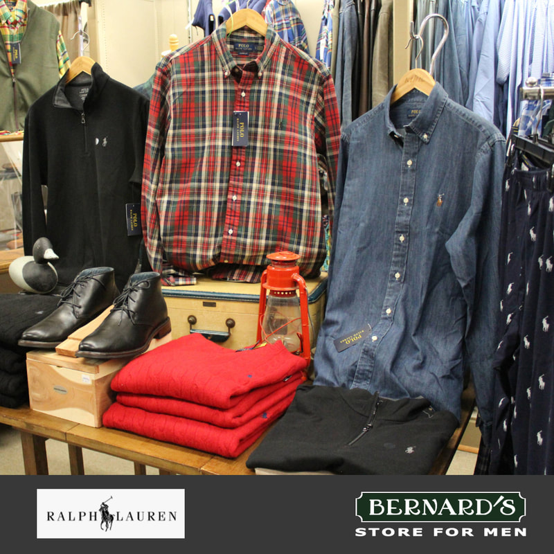 Polo RL Shirts, Sweaters, Pants and more at Bernard's Store for Men