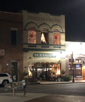 Bernards Store for Men located in beautiful historic downtown Jasper Alabama