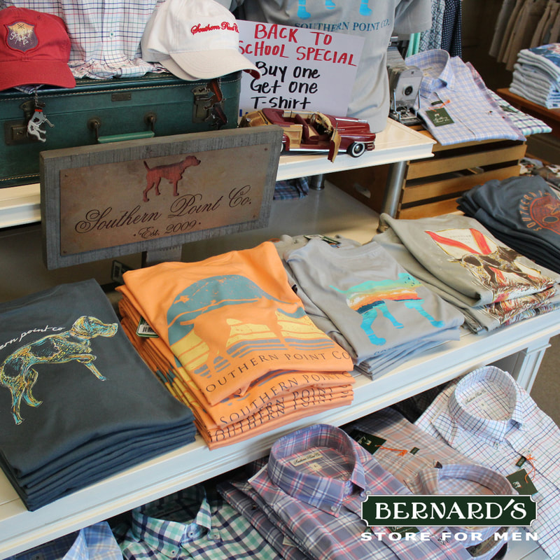 Select T Shirts on SALE for Back to School at Bernard's Store for Men