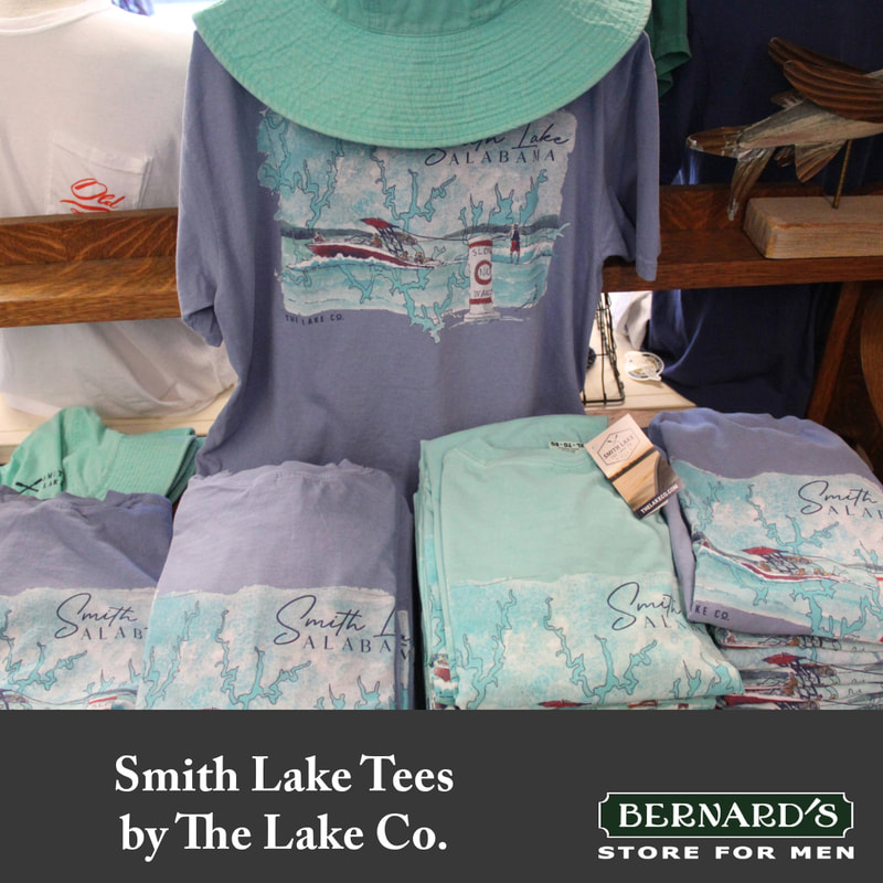 Smith Lake SHirts and gear at Bernard's Store for Men
