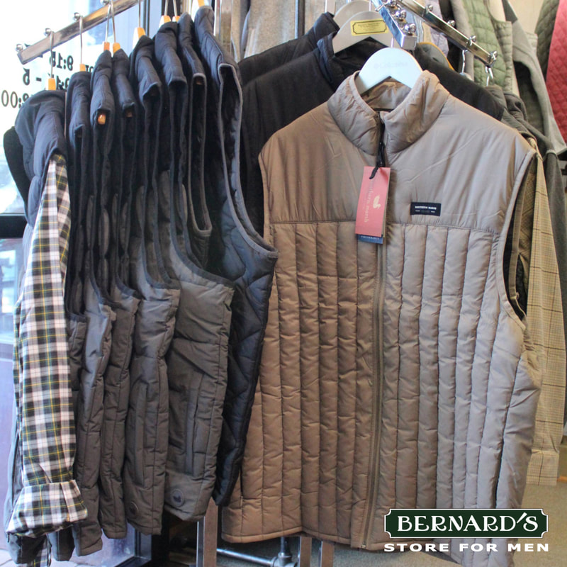 Southern Marsh vests at Bernard's Store for Men