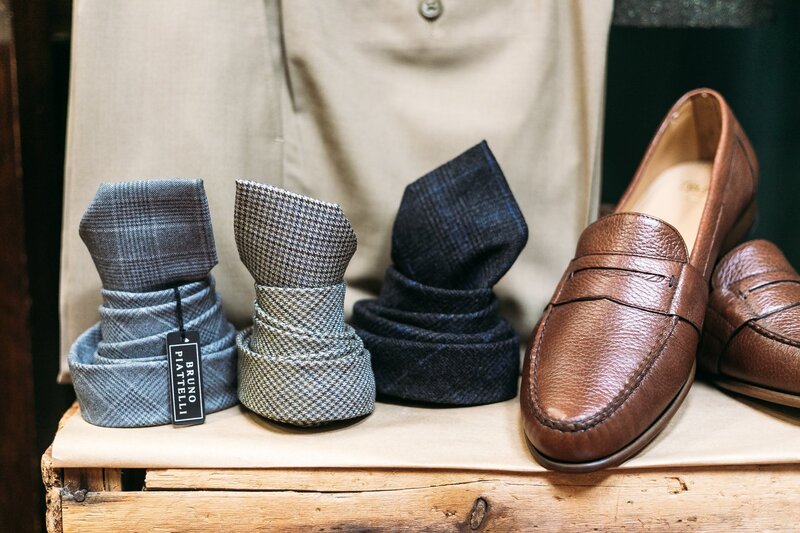 Pants, Ties and Shoes at Bernard's Store for Men